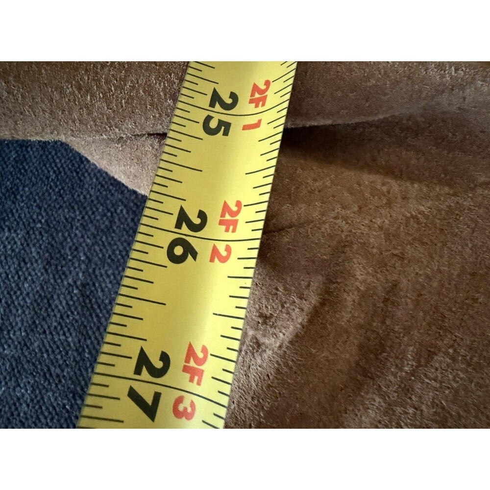 Wilsons Leather Jacket Men XXL Tan Suede Button Western 70’s Rock Retro Pockets - Picture 15 of 16